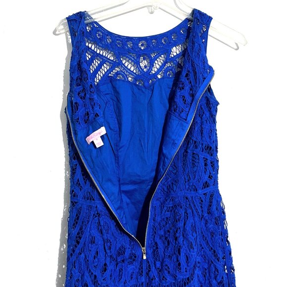 Lilly Pulitzer Blue Foley Dress - Picture 9 of 15